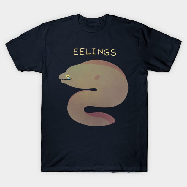 Eelings T-Shirt by paperbeatsscissors